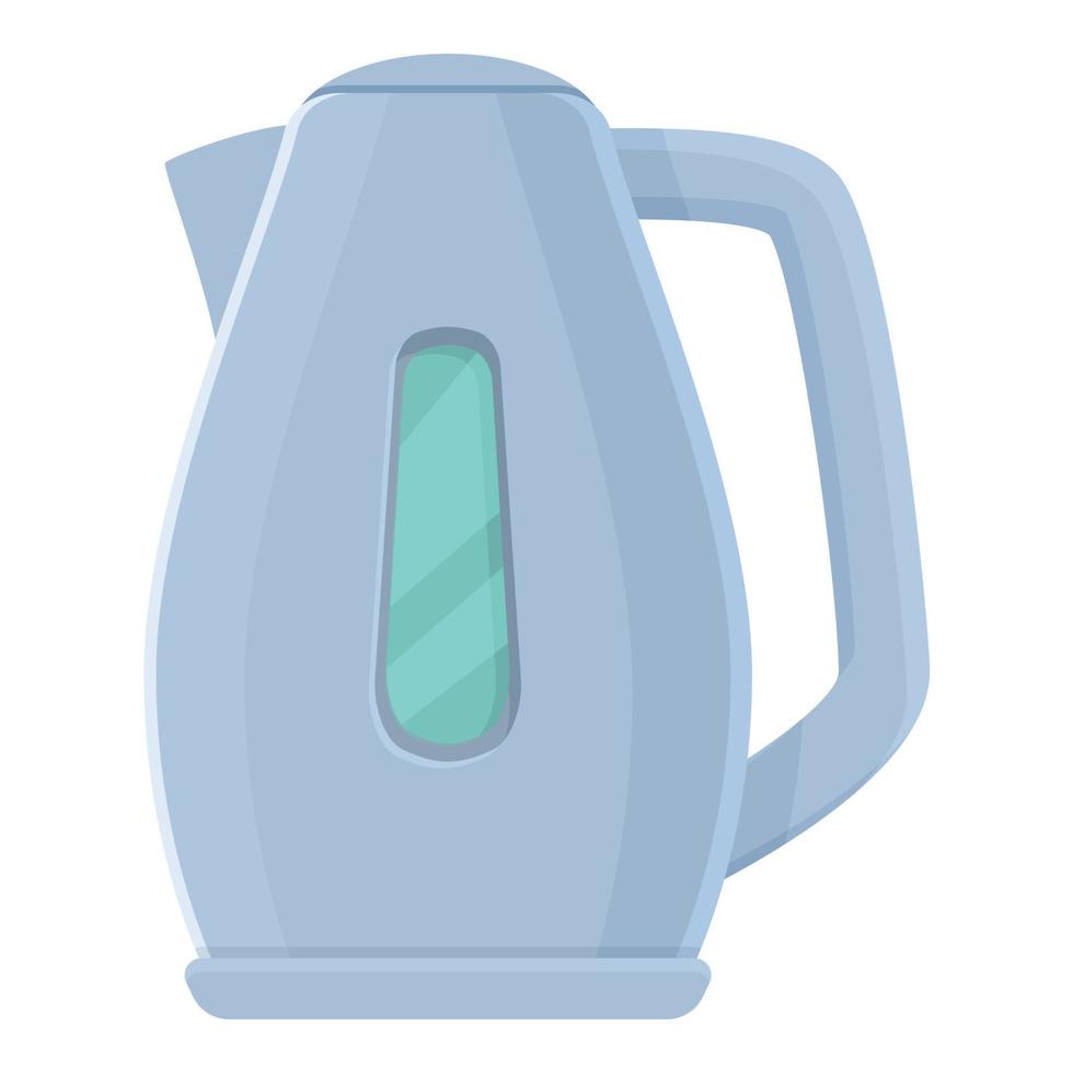 vector de dibujos animados de icono de hervidor eléctrico clásico. taza de agua