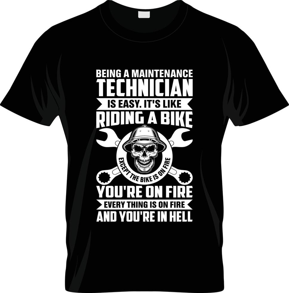 Technician t-shirt design, Technician t-shirt slogan and apparel design, Technician typography, Technician vector, Technician illustration vector