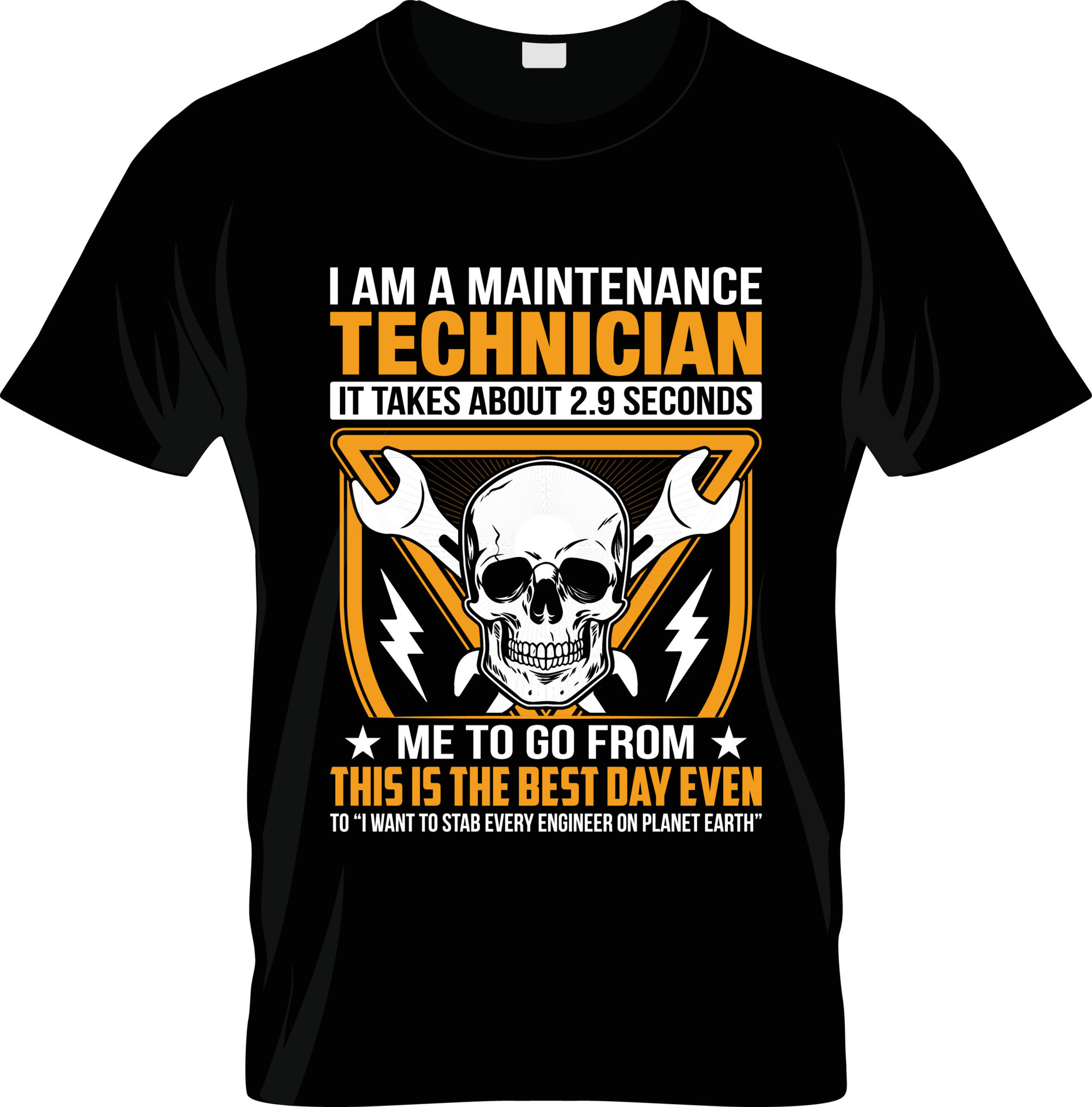 Technician tshirt design, Technician tshirt slogan and apparel design, Technician typography