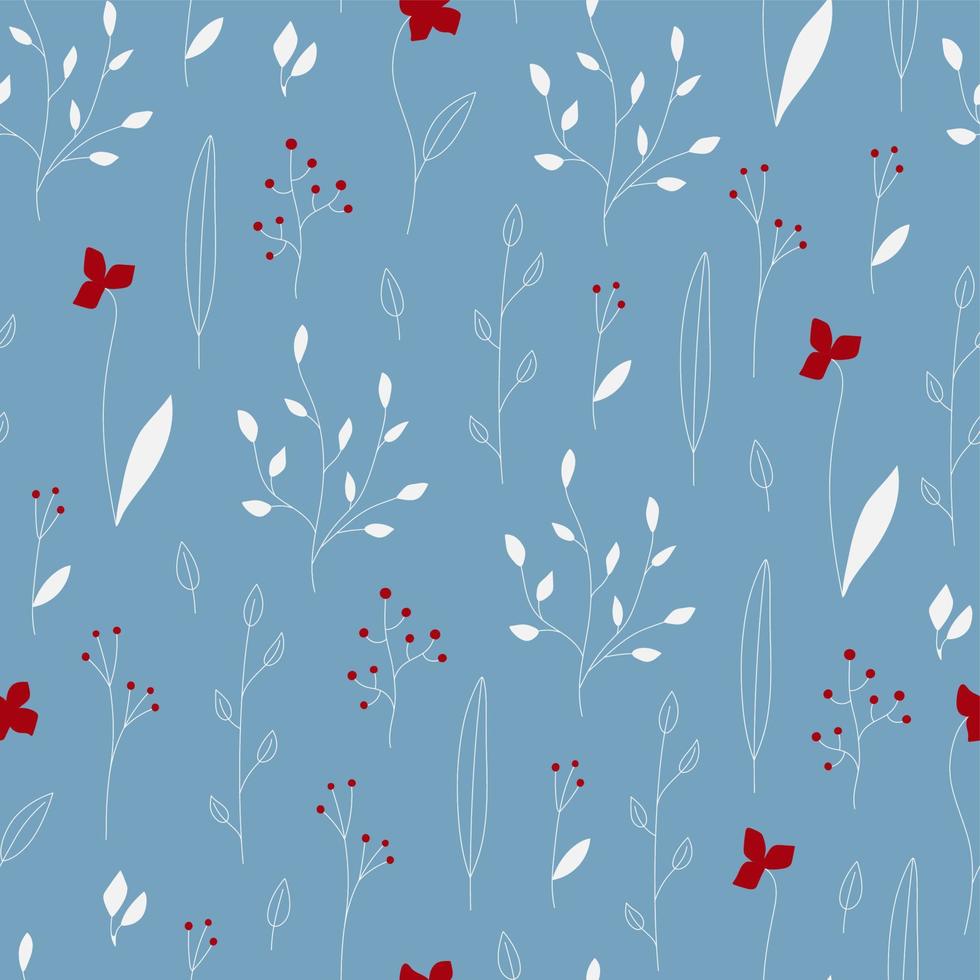 patrón sin costuras de superficie floral. lindo fondo con flores y hojas. impresión botánica para tela, textil, papel, envoltura vector