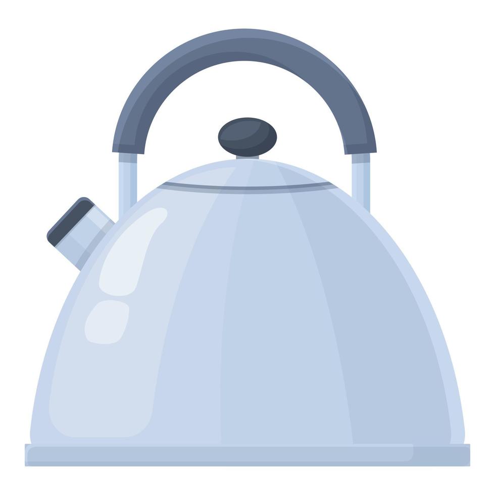 Metal pot icon cartoon vector. Electric teapot vector