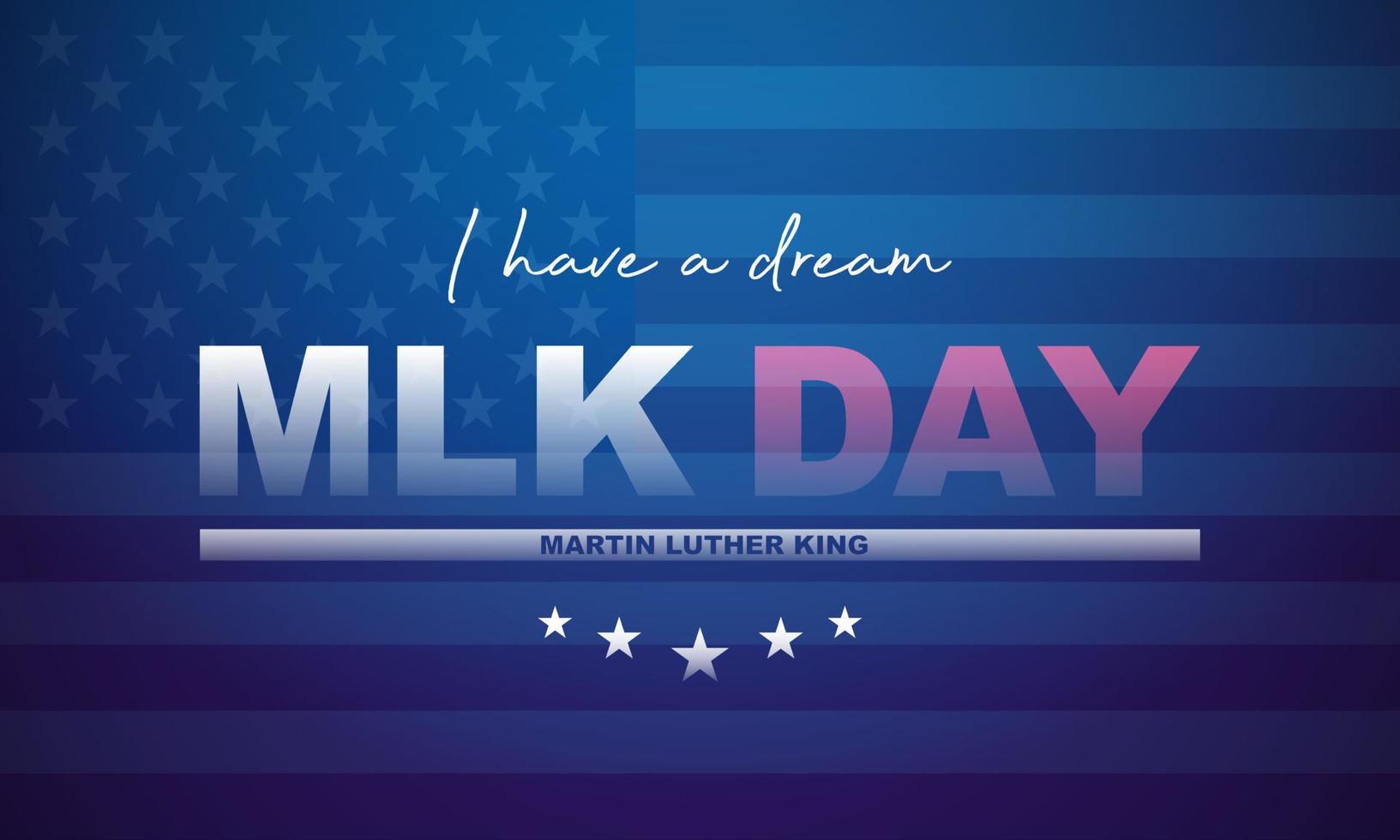 Martin Luther King Jr Background Design. Banner, Poster, Greeting Card. Vector Illustration.