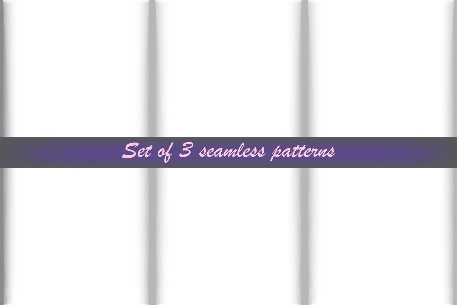 Mockup for patterns and wrapping paper in the form of folded rolls with an inscription in the middle vector