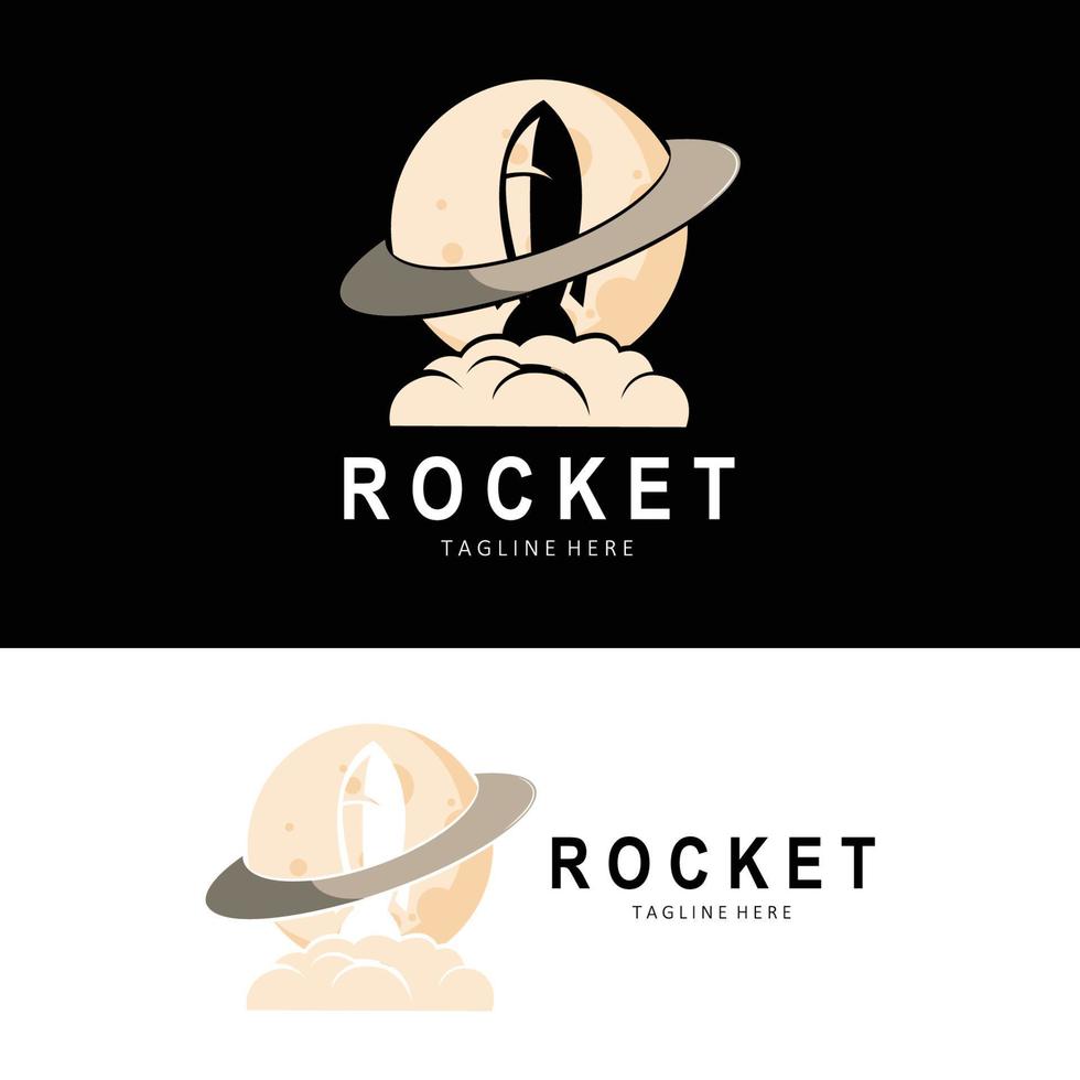 Rocket Logo Design, space exploration vehicle vector