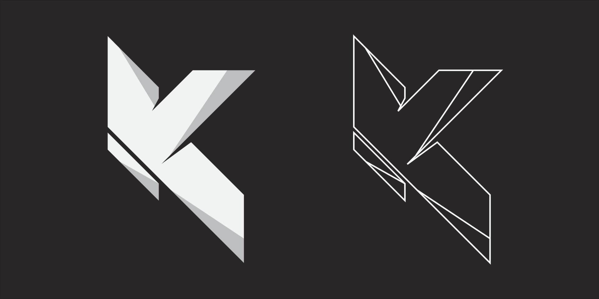 Epic Letter K vector