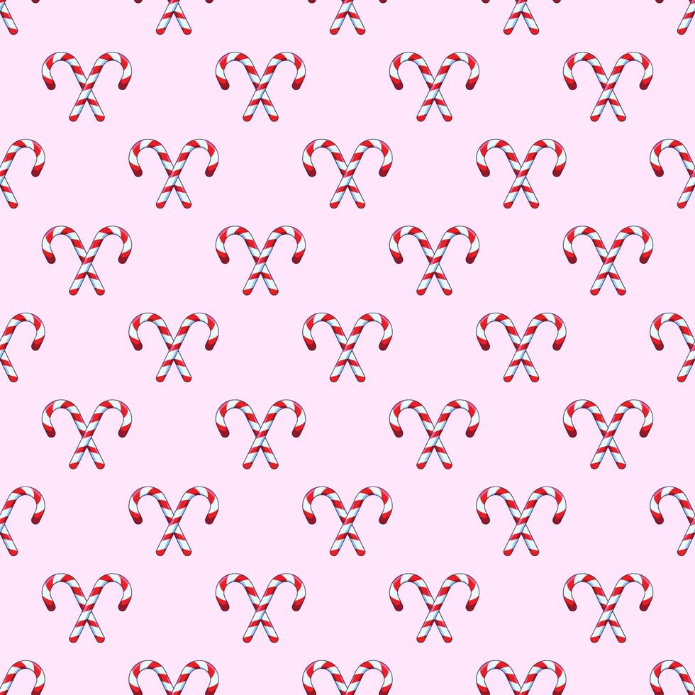 Seamless vector pattern of candy on pink background. Suitable for fabric, textile, wrappers, postcards