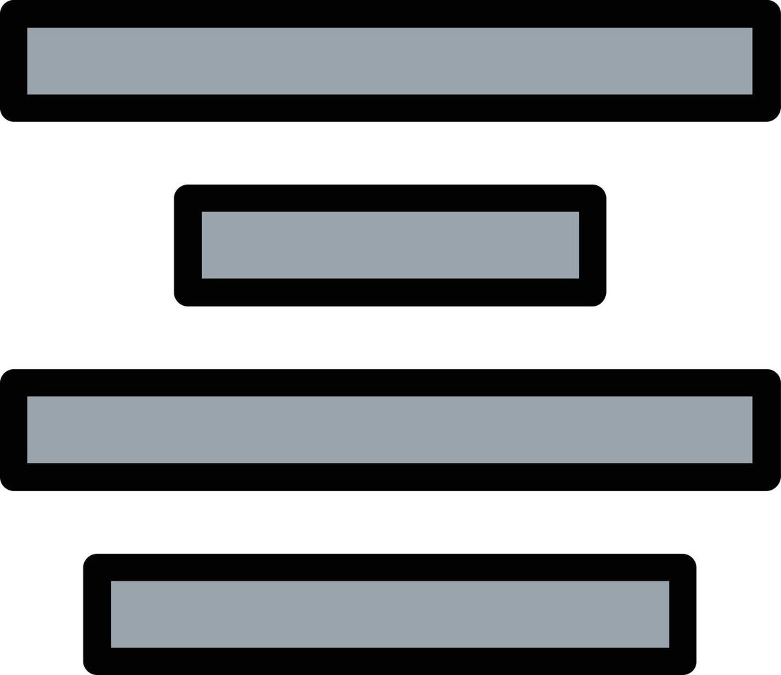 Align Center Vector Icon Design