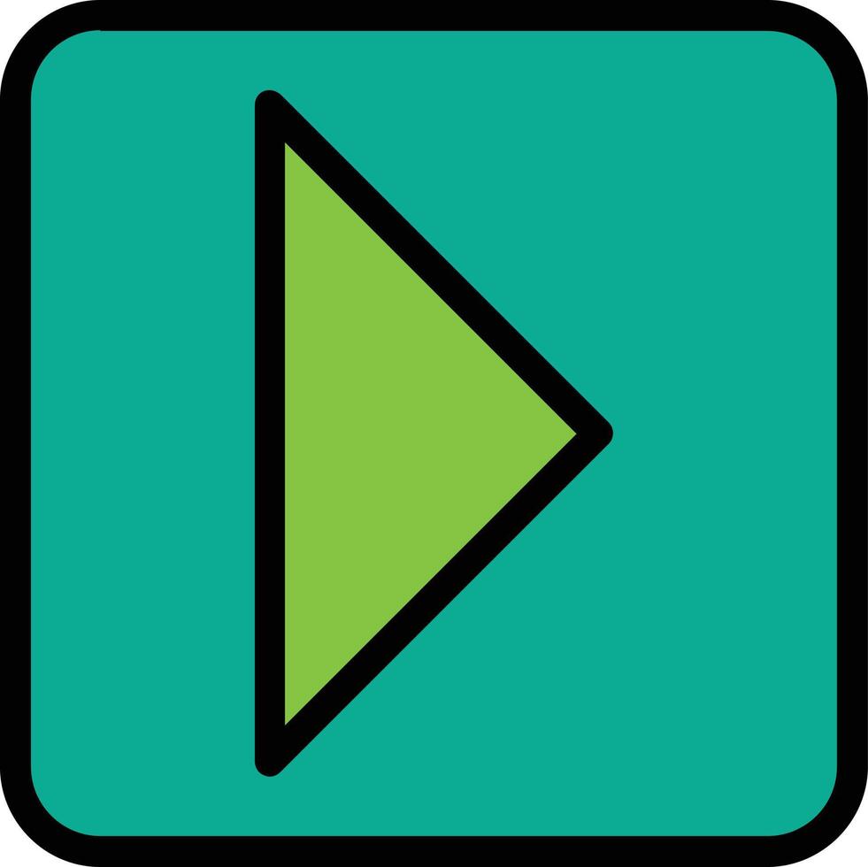 Caret Square Right Vector Icon Design
