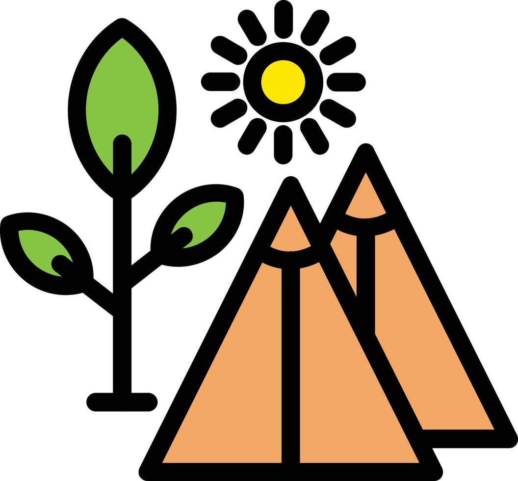 diseño de icono de vector de camping