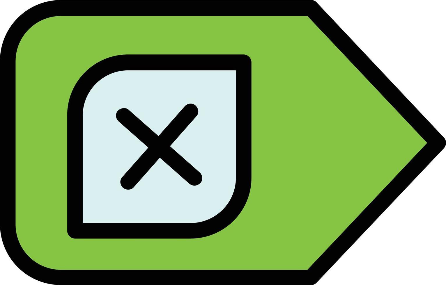 Backspace Vector Icon Design