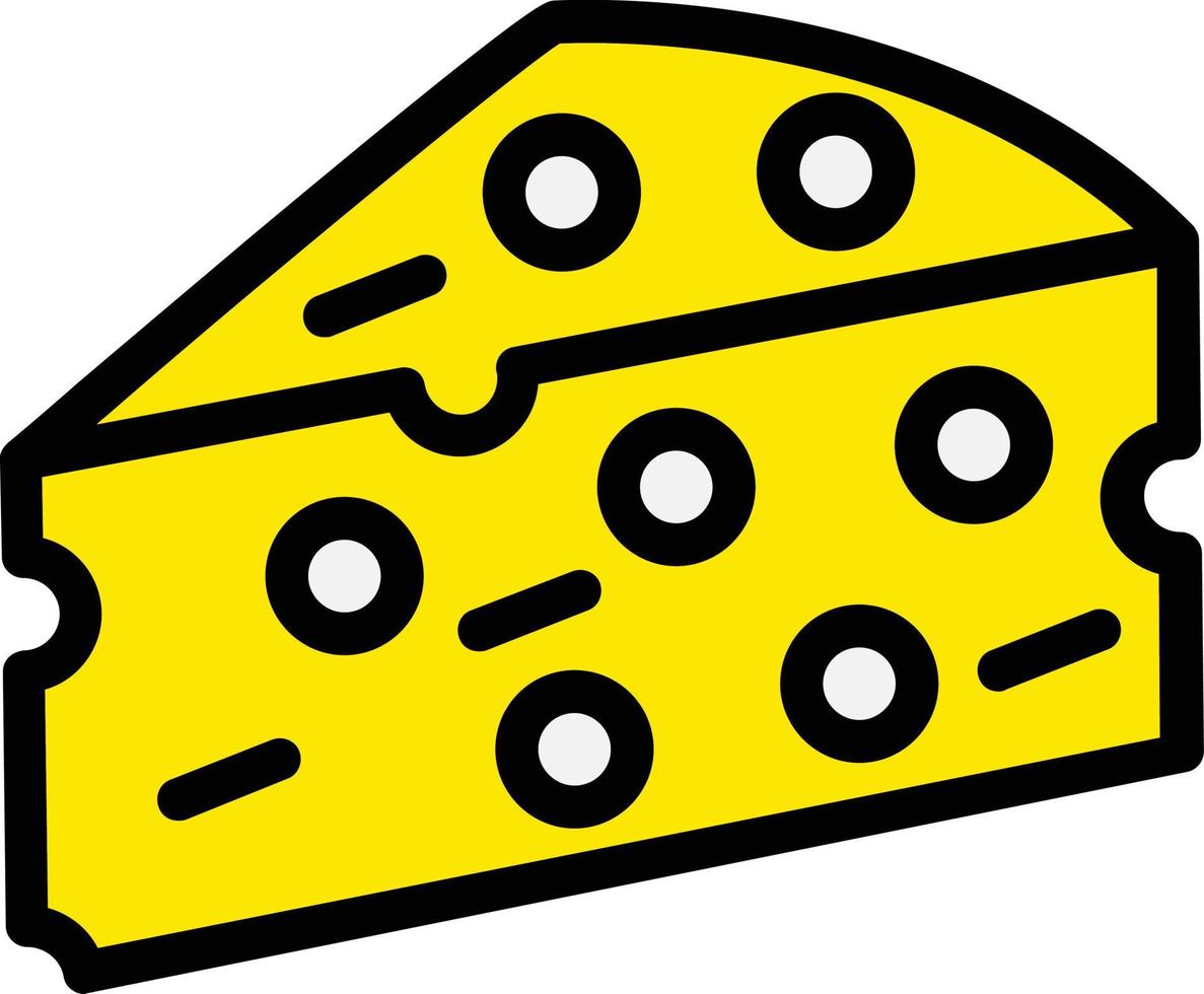 Cheese Vector Icon Design