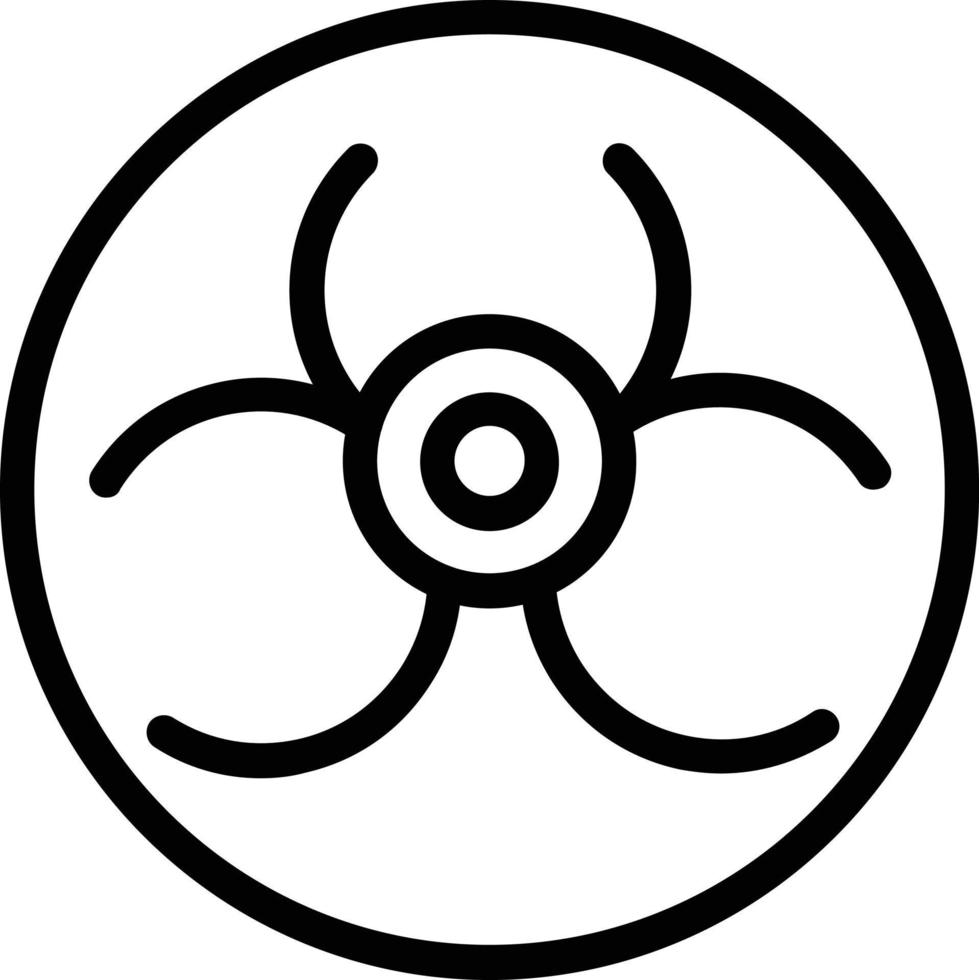 Biohazard Vector Icon Design