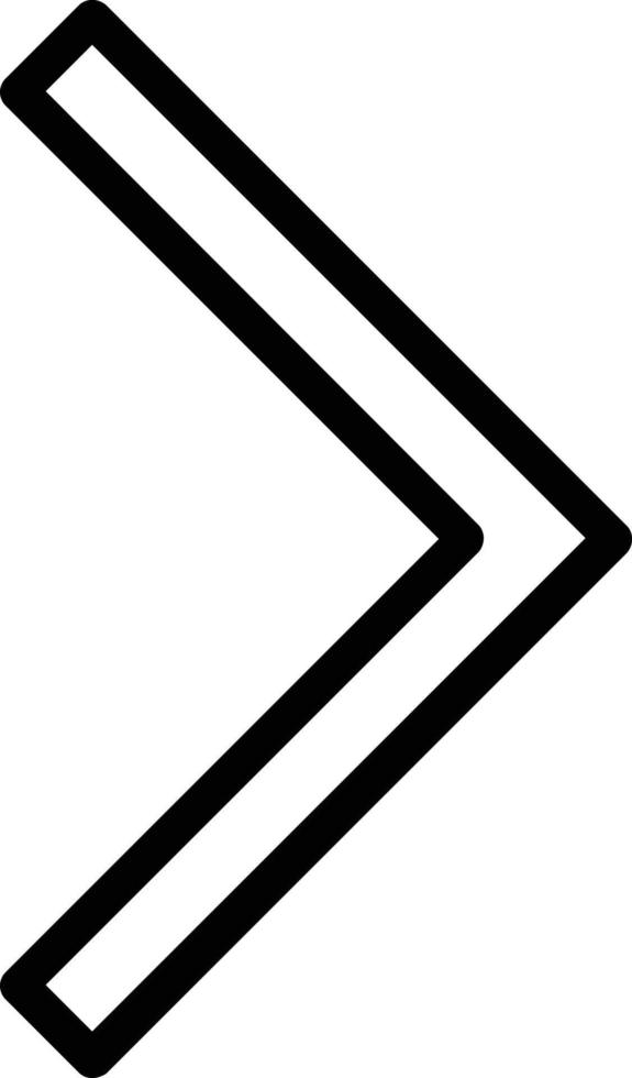 Chevron Right Vector Icon Design