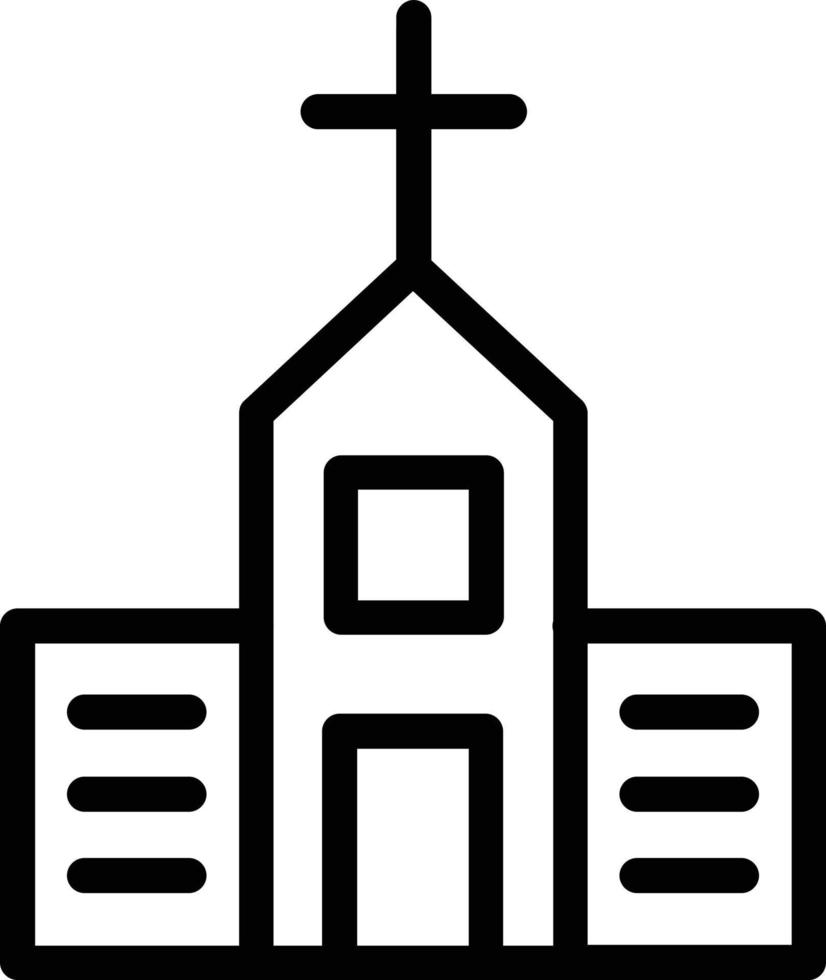 Church Vector Icon Design