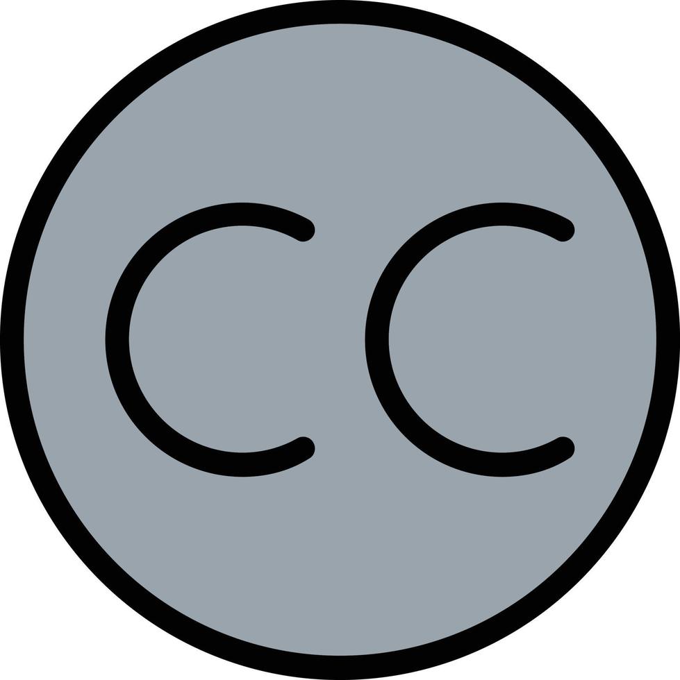 Closed Captioning Vector Icon Design