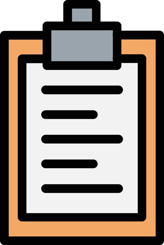 Clipboard Vector Icon Design