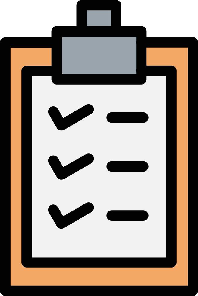 Clipboard Check Vector Icon Design