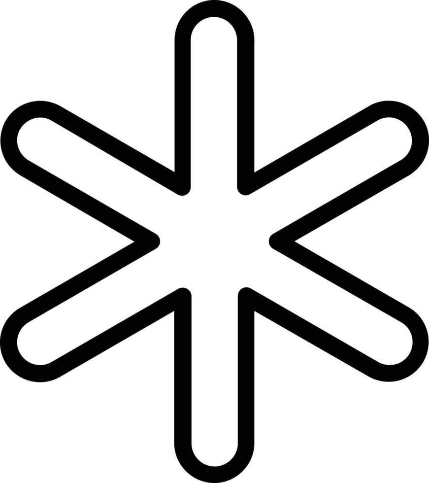 Asterisk Vector Icon Design