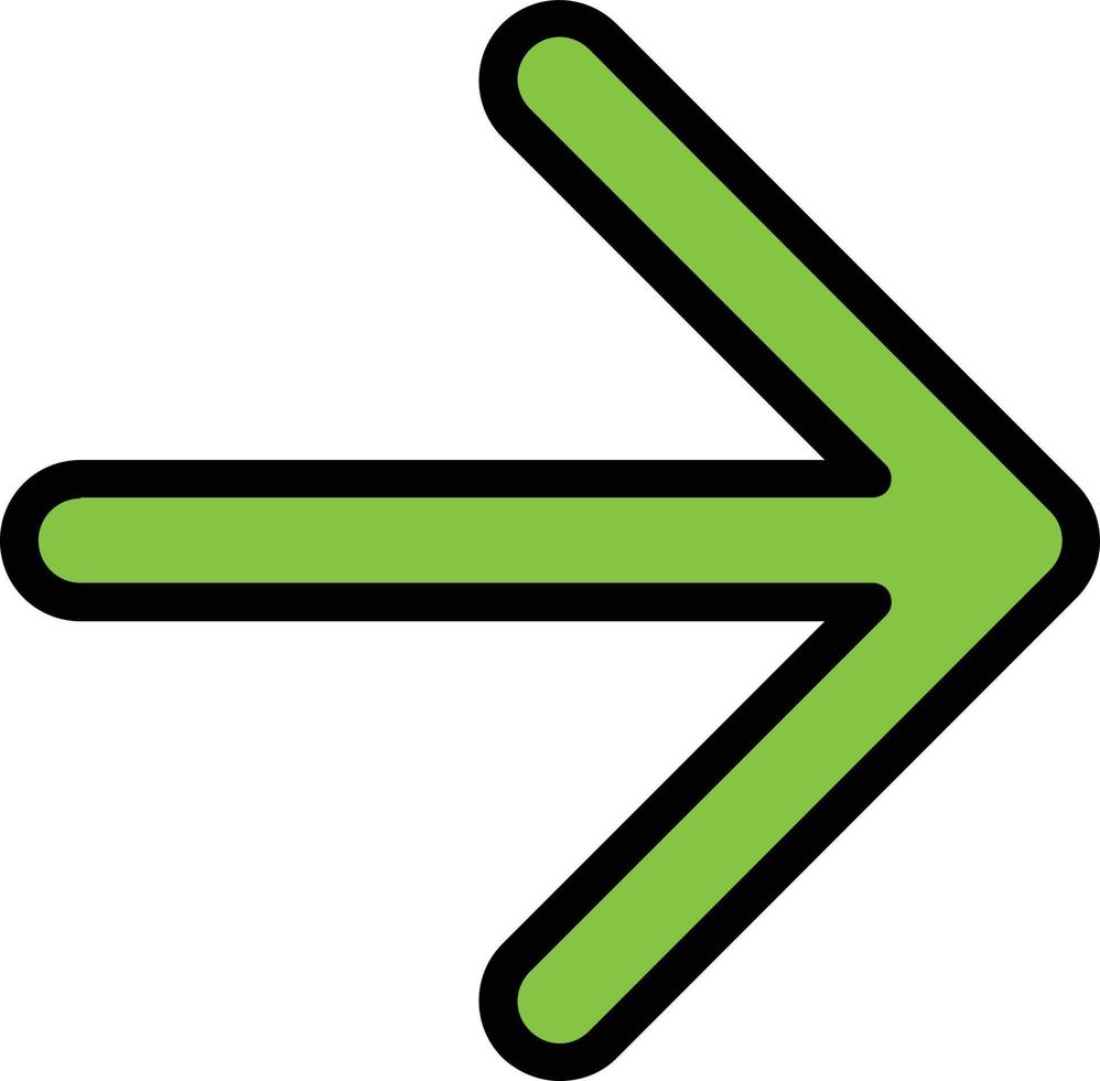 Arrow Right Vector Icon Design