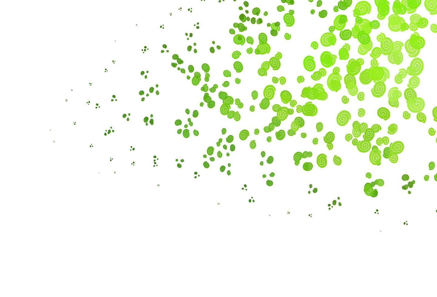 Light Green vector background with lava shapes.