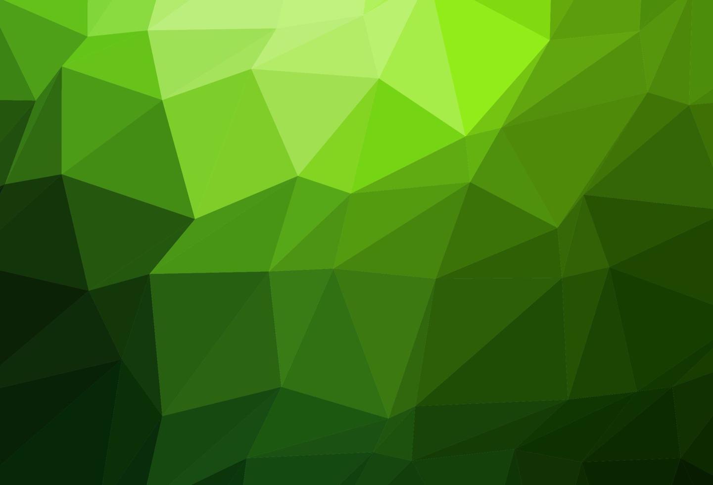 Light Green vector abstract mosaic background.