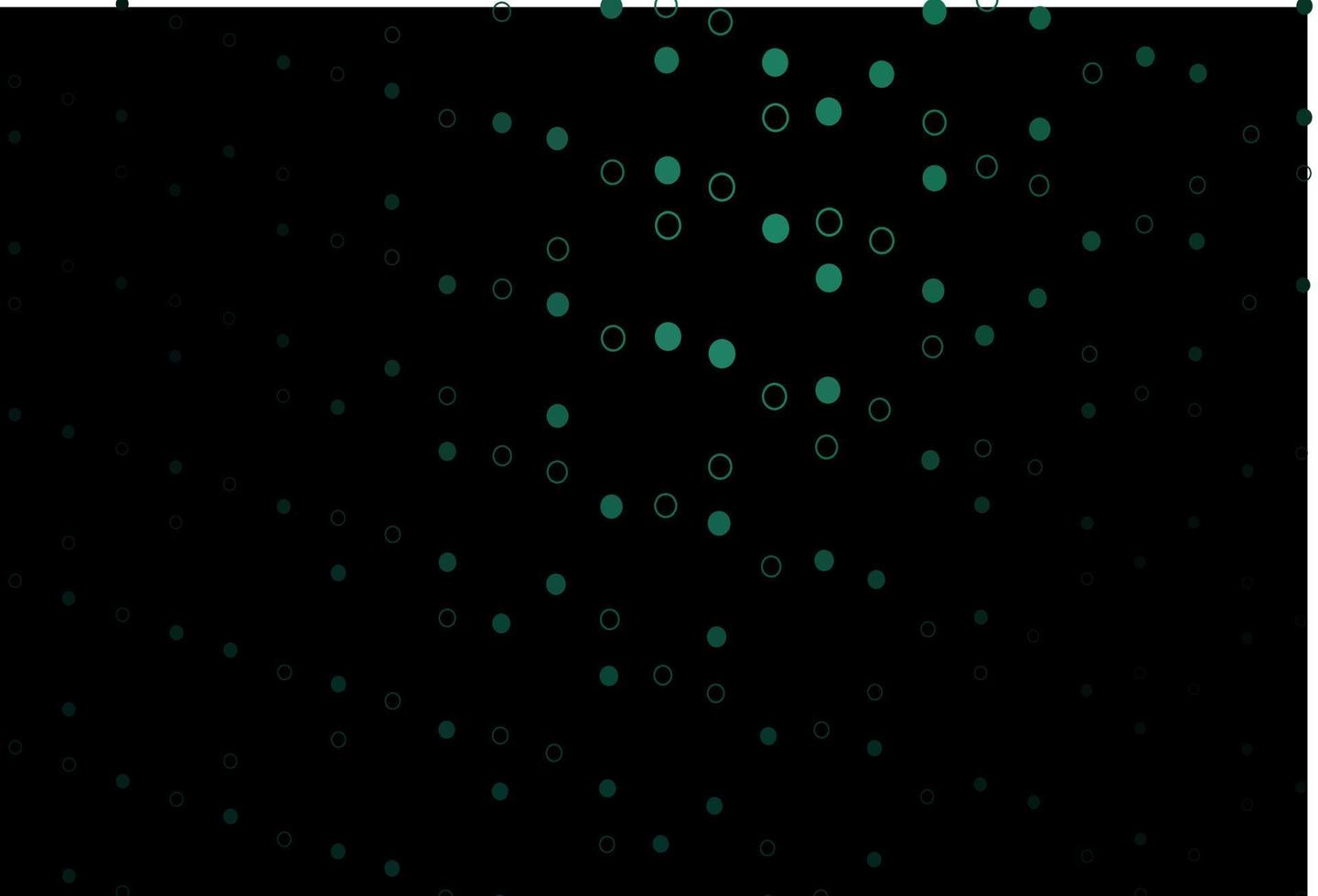 Dark Green vector backdrop with dots.