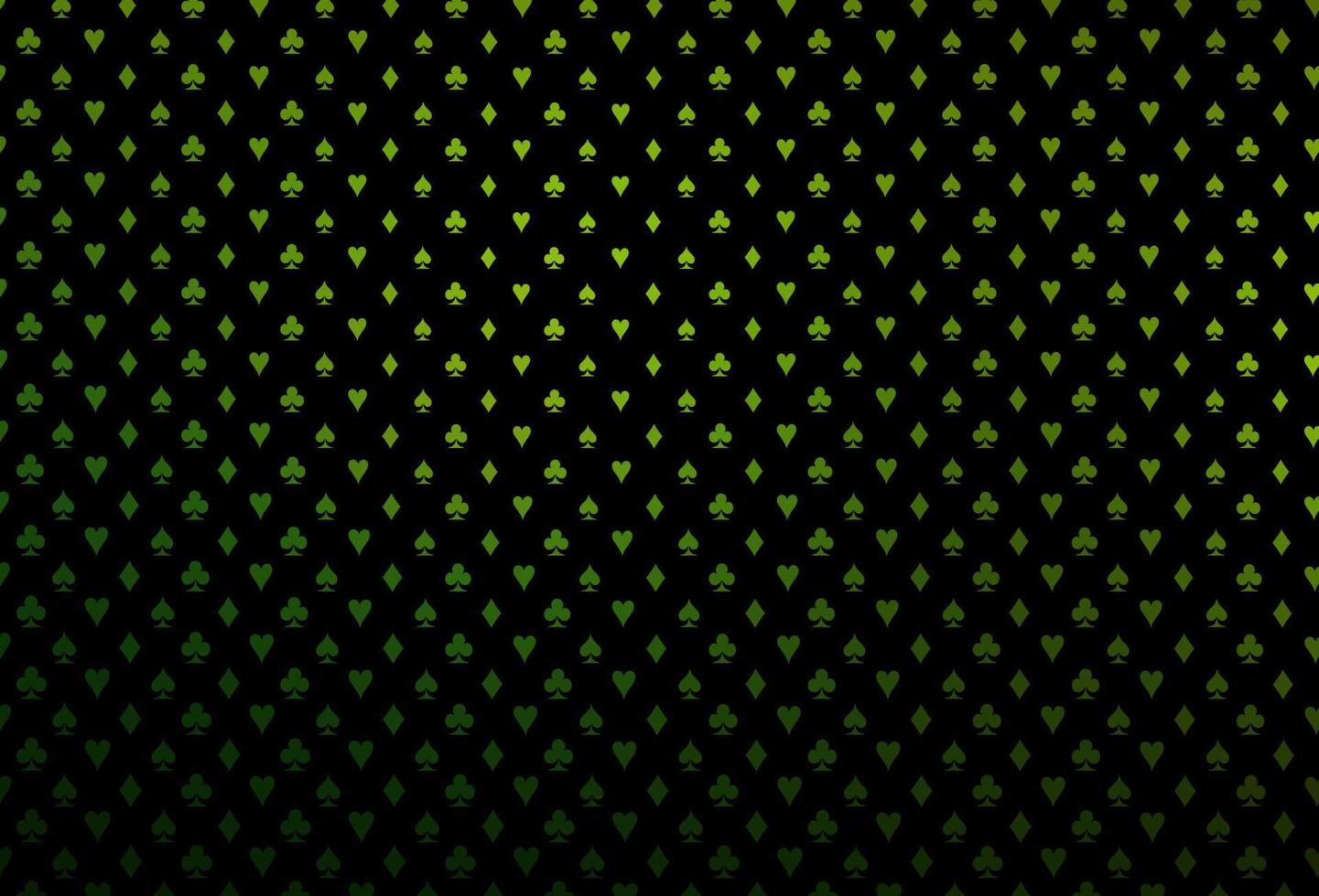 Dark green vector layout with elements of cards.