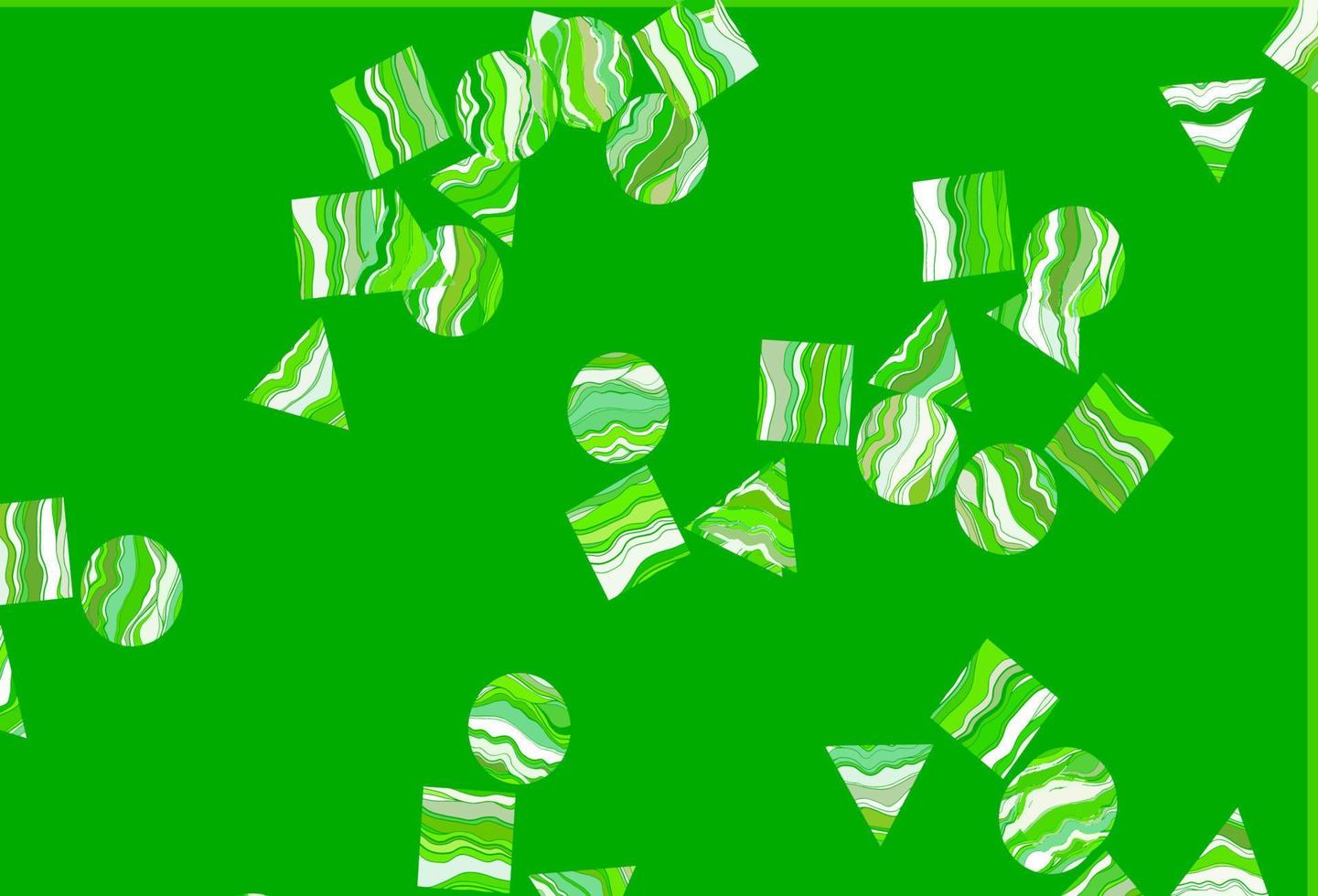 Light Green vector texture in poly style with circles, cubes.
