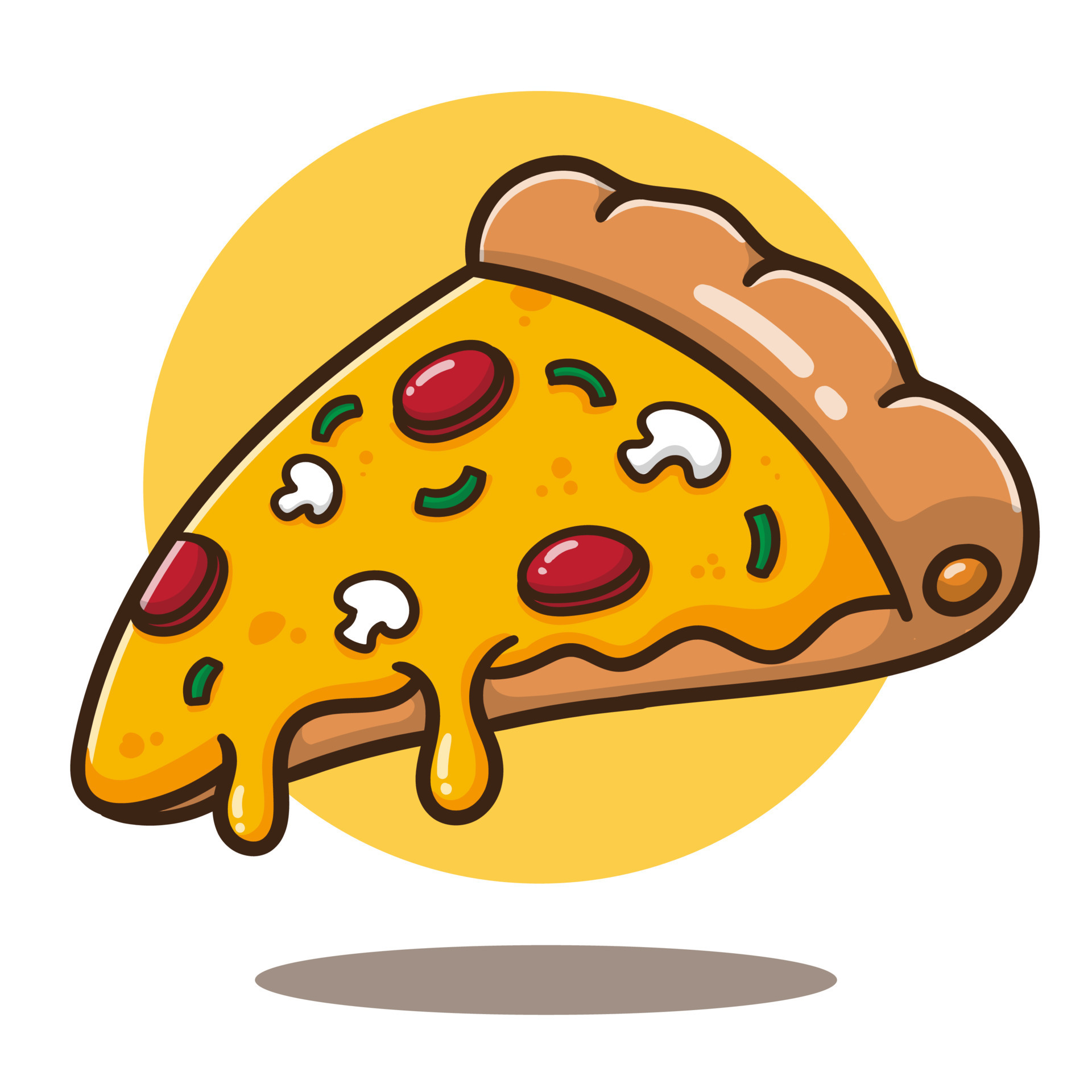 Top more than 152 cute pizza drawing latest - seven.edu.vn
