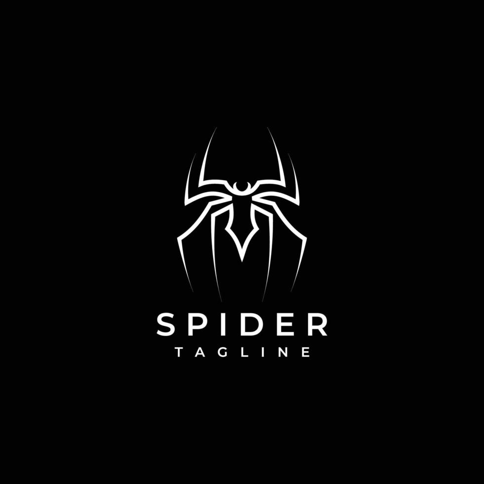 Spider logo icon design template vector