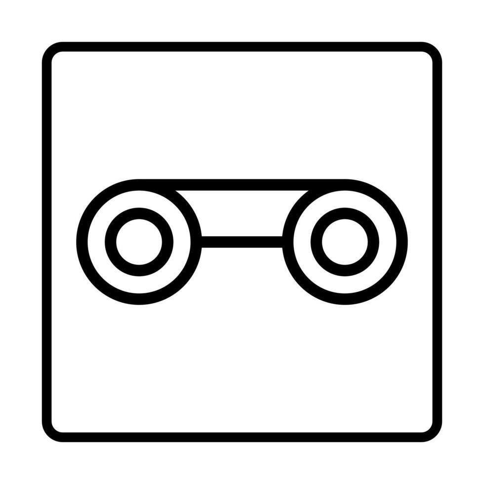 Binoculars Icon. Social media sign icons. Vector illustration isolated for graphic and web design.