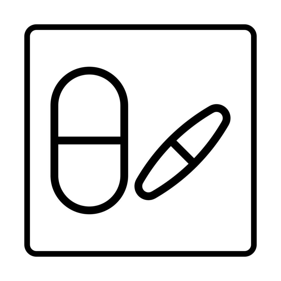 pills Icon. Social media sign icons. Vector illustration isolated for graphic and web design.