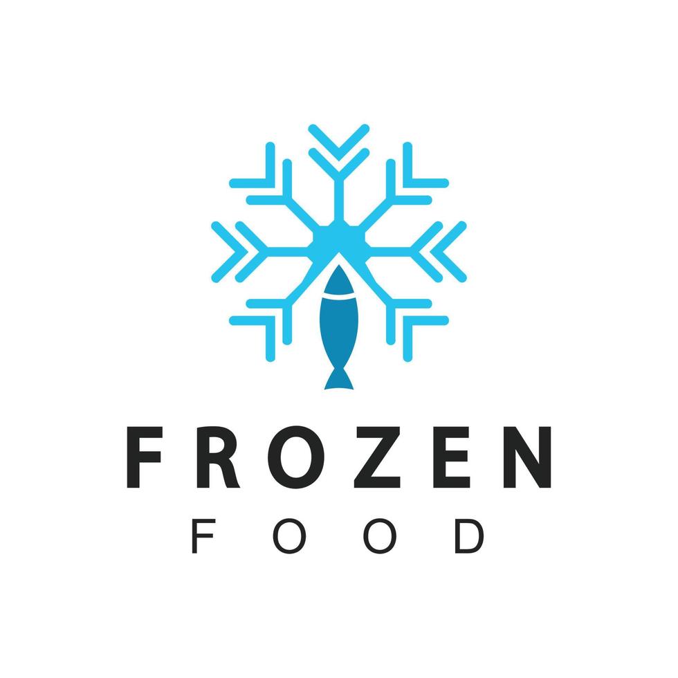 Frozen Products Logo Design Template vector