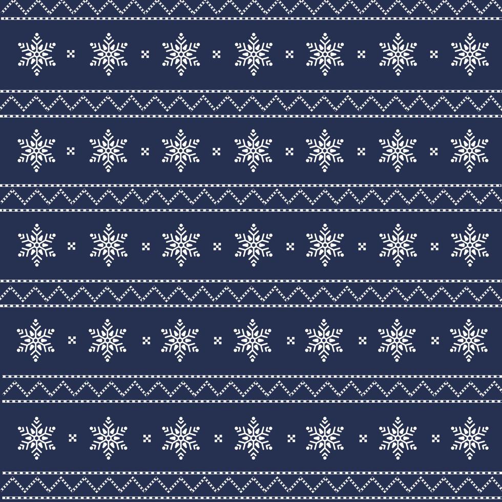patrón de navidad, fondo de decoración de navidad. patrón de copos de nieve vector