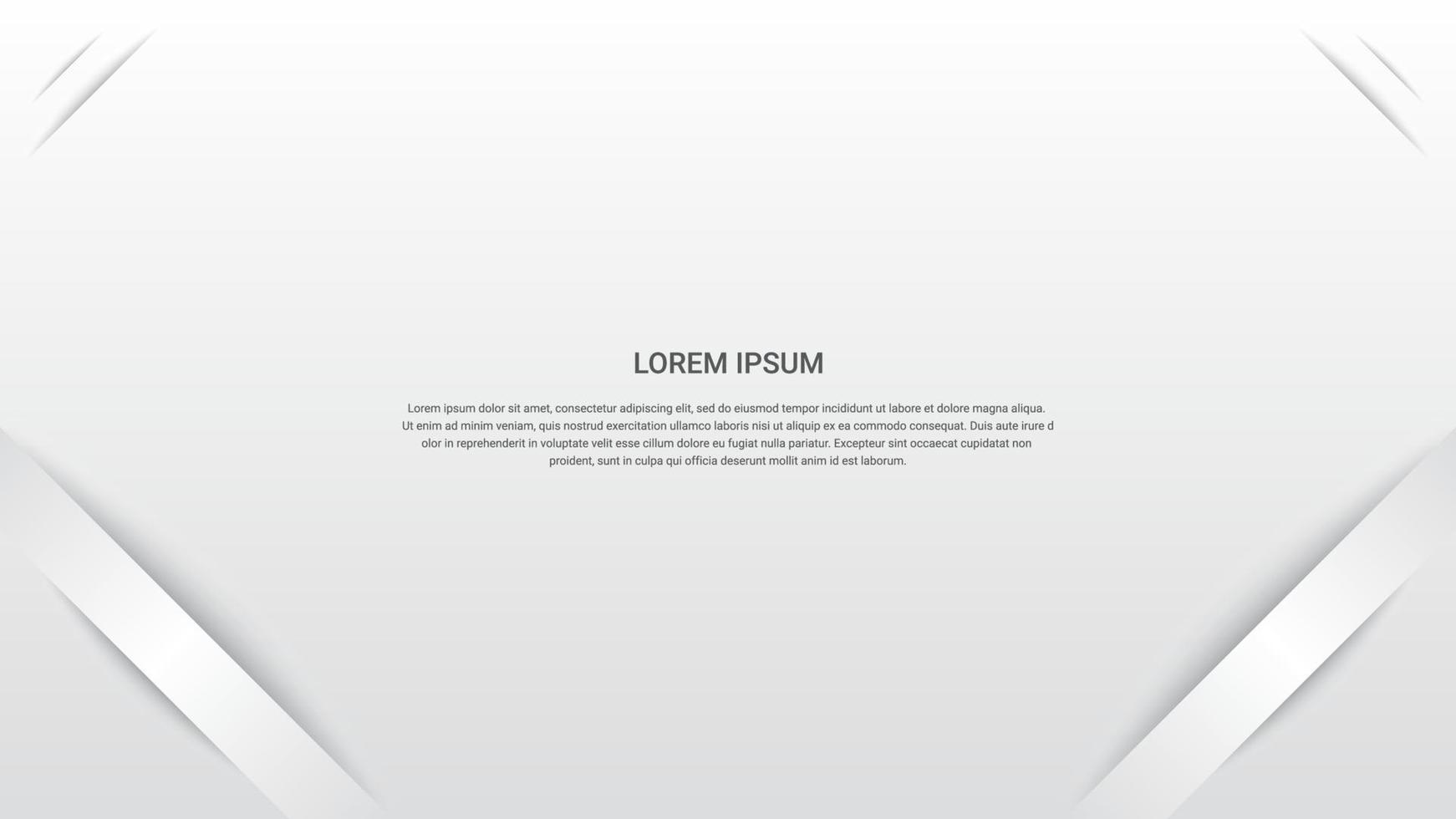white background design with copy space vector