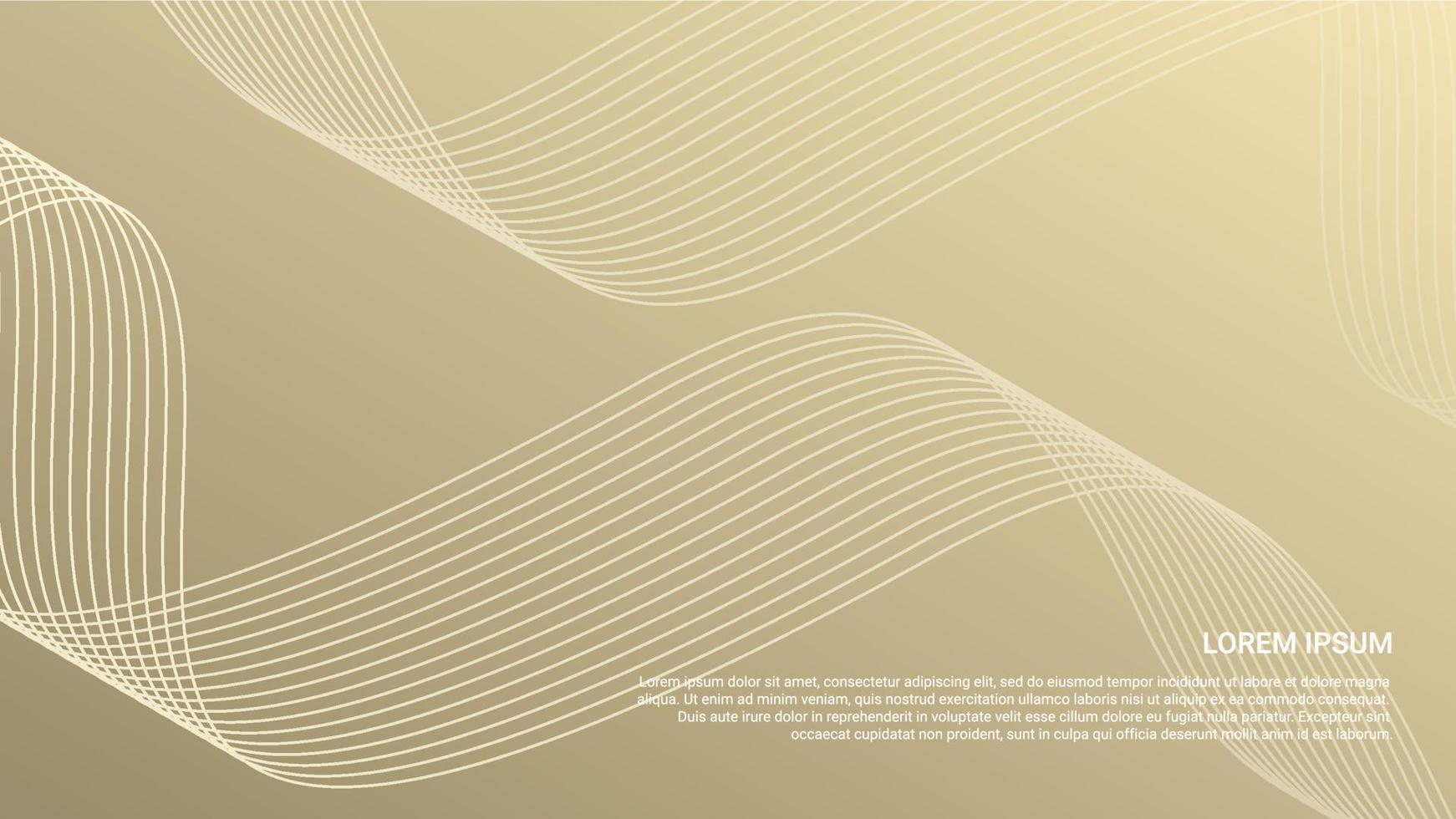 brown background design with wavy lines vector