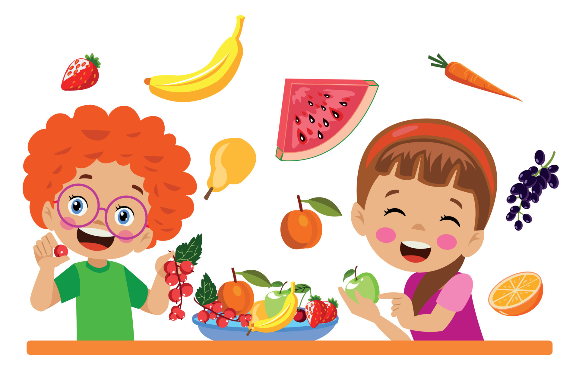 Ni os Lindos Comiendo Frutas Variadas 14830117 Vector En Vecteezy ni-os-lindos-comiendo-frutas-variadas-14830117-vector-en-vecteezy