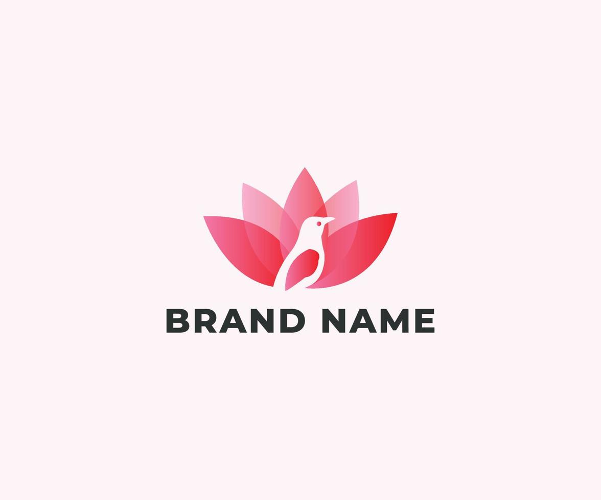 Leaf Modern Logo Design vector