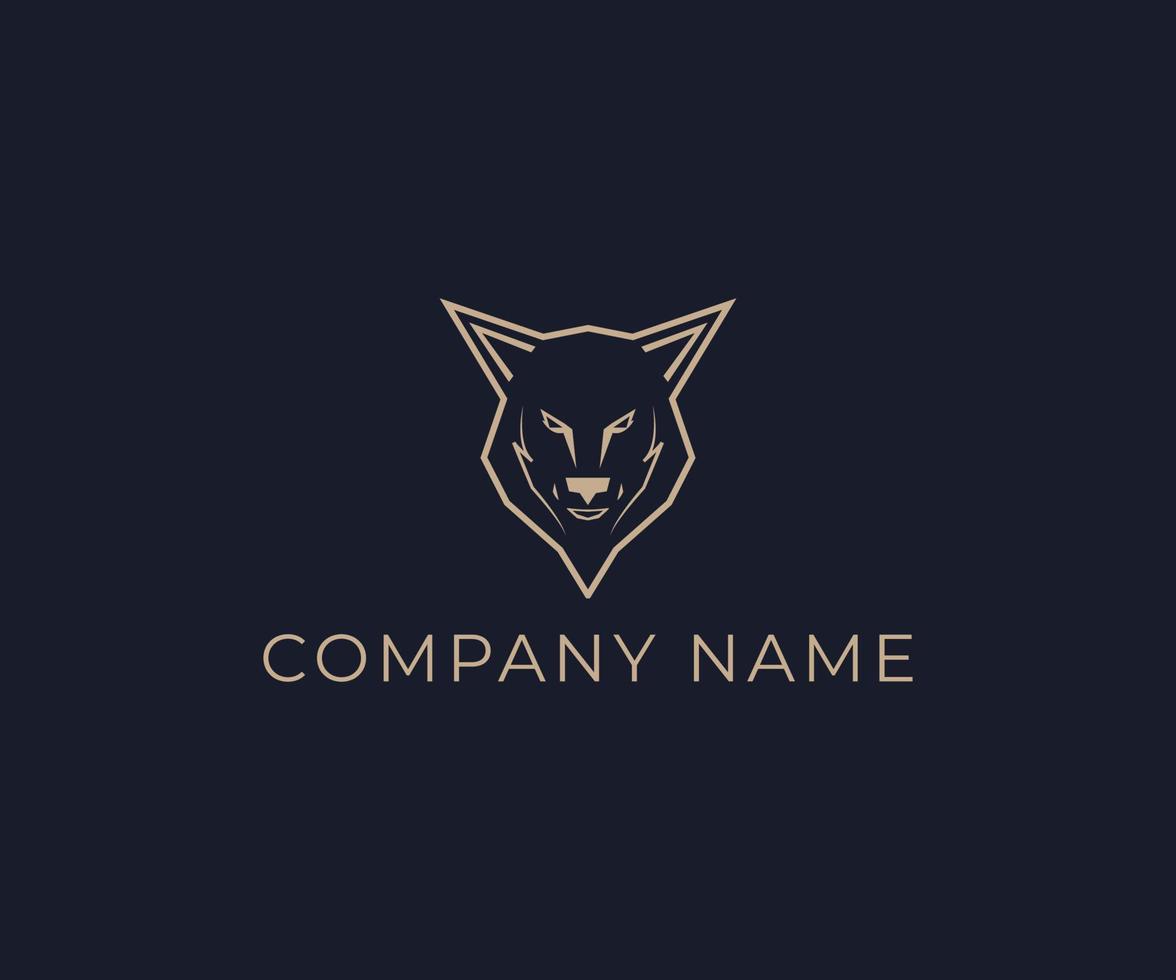 Wolf Logo Design vector