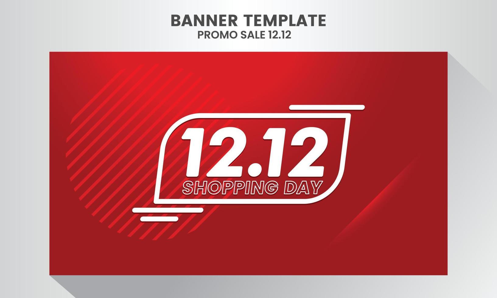 12.12 Shopping Day Flash Sale Super Sale Banner Template design special offer discount vector