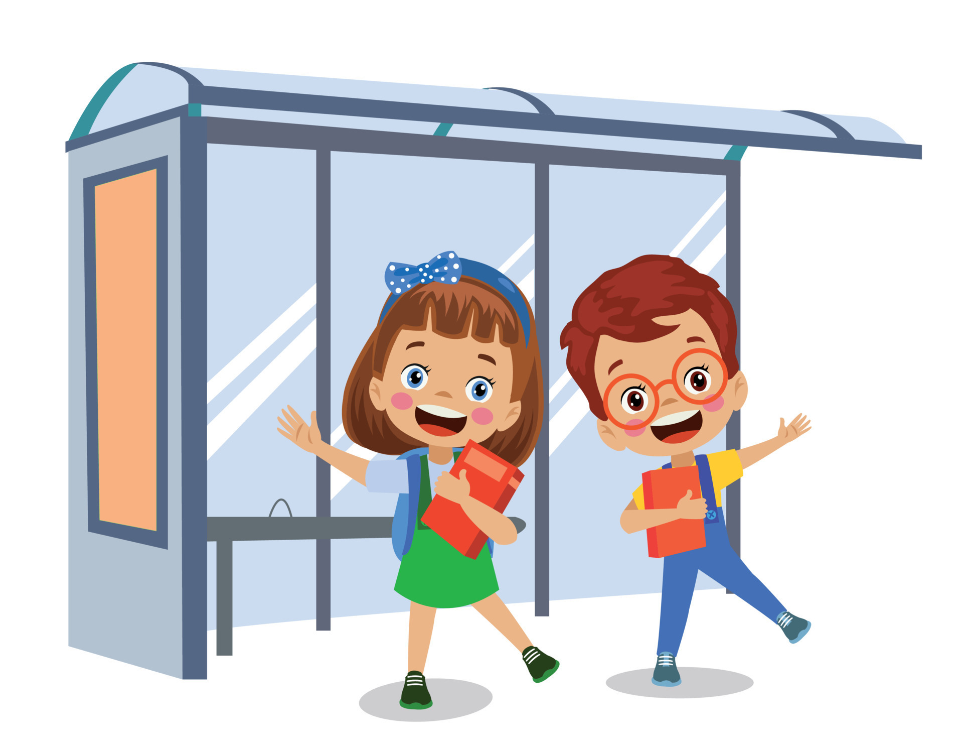 lindos-estudiantes-esperando-en-la-parada-del-autob-s-14831211-vector