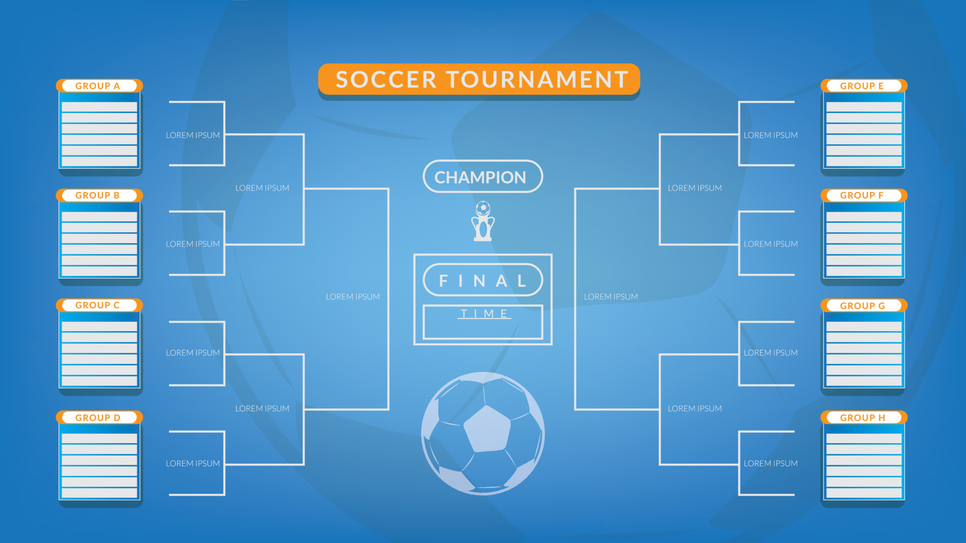 soccer tournament table template. 4K ratio vector eps 10 14831460 Vector Art at Vecteezy