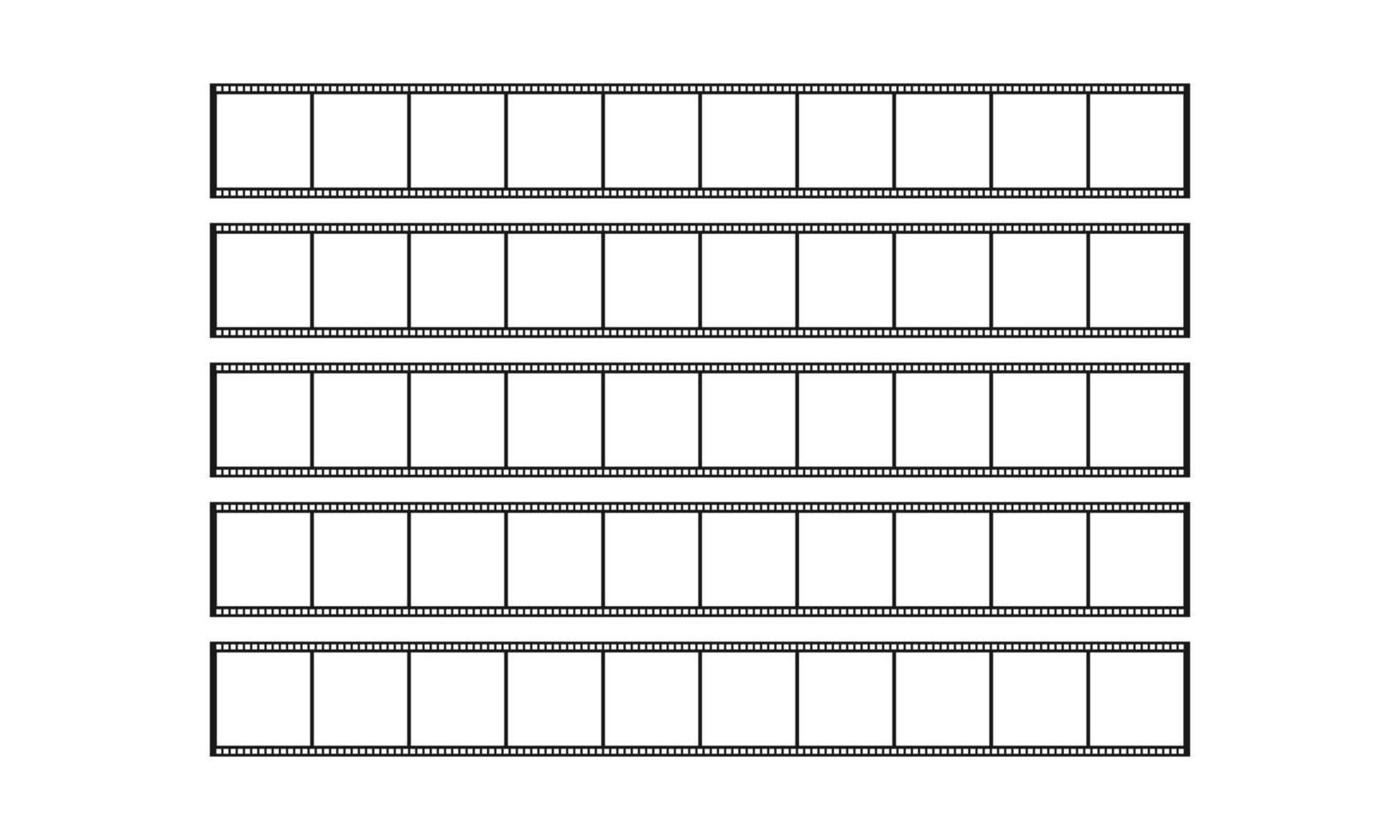 film strip isolated on white vector