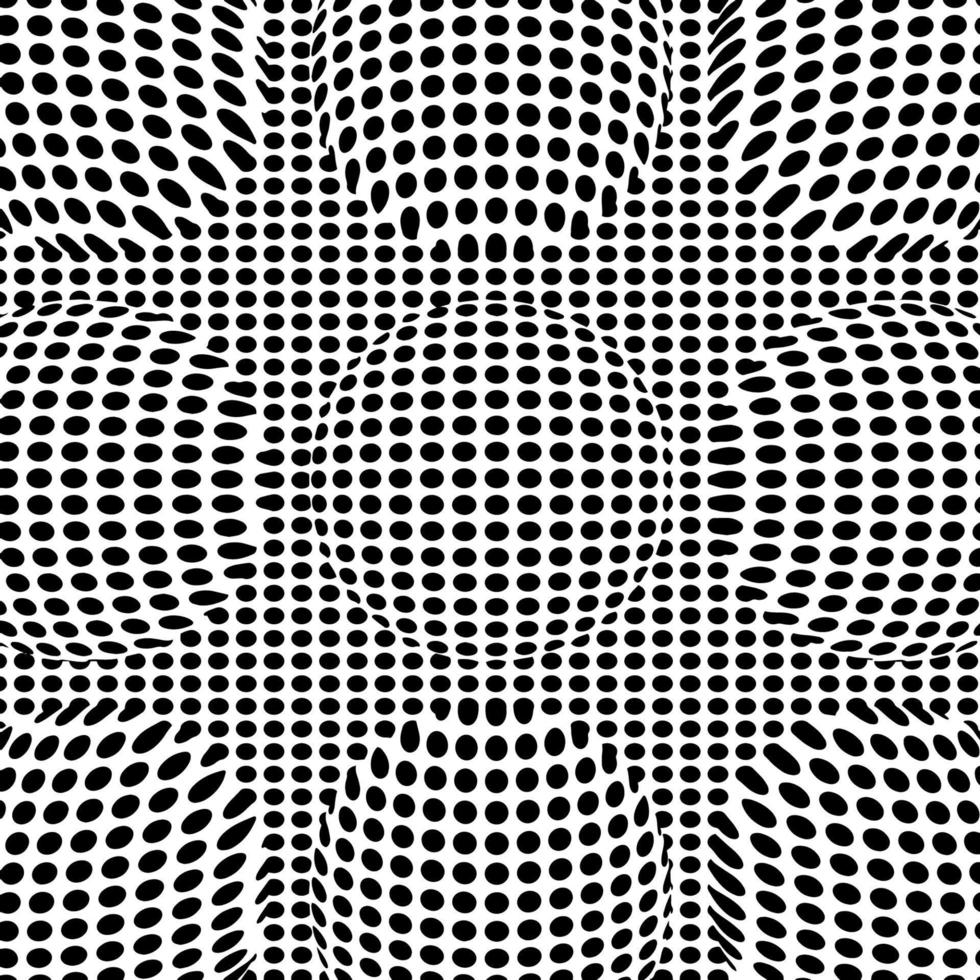 Optical illusion lines background. Abstract 3d black and white illusions. Conceptual design of optical illusion .10 illustration vector