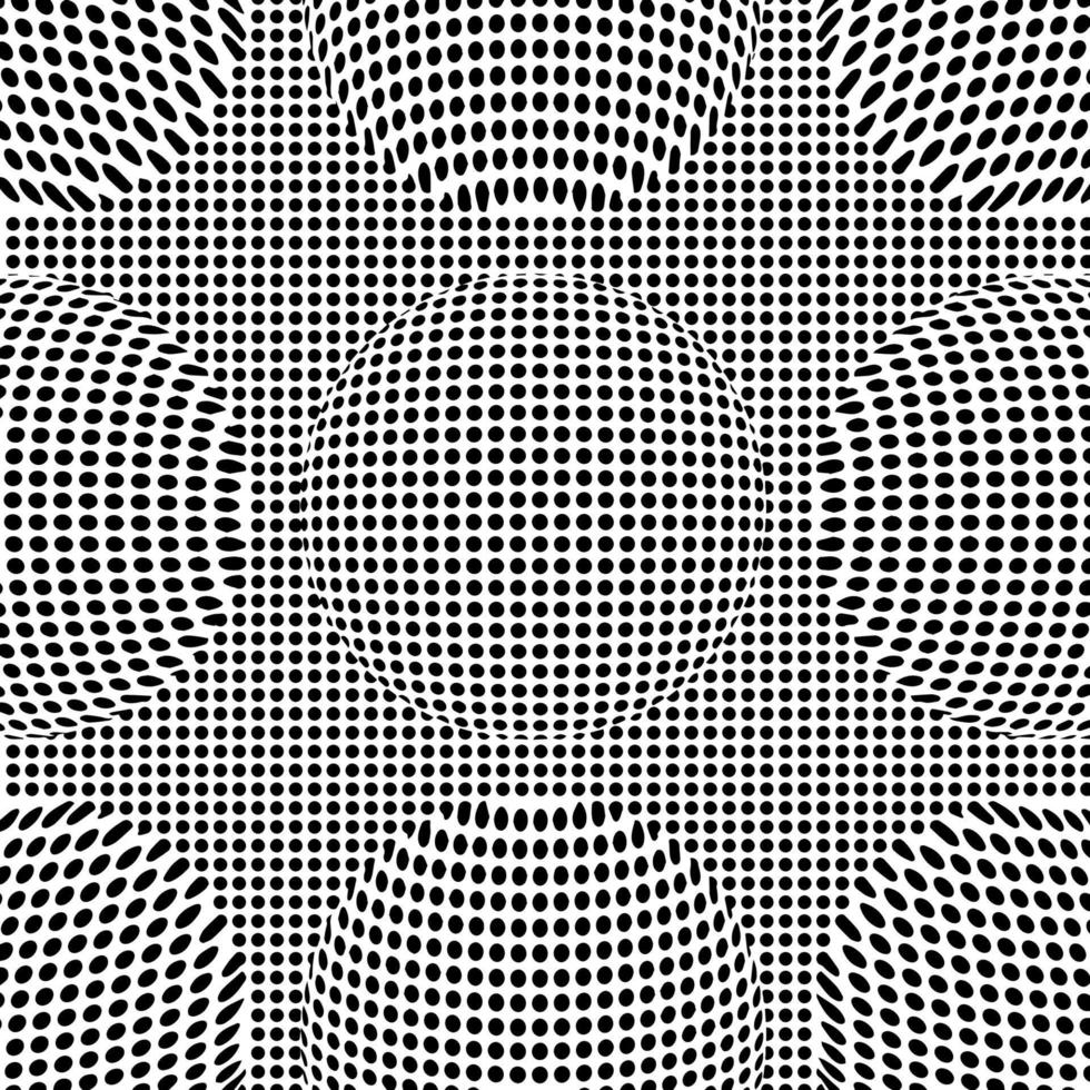 Optical illusion lines background. Abstract 3d black and white illusions. Conceptual design of optical illusion .10 illustration vector