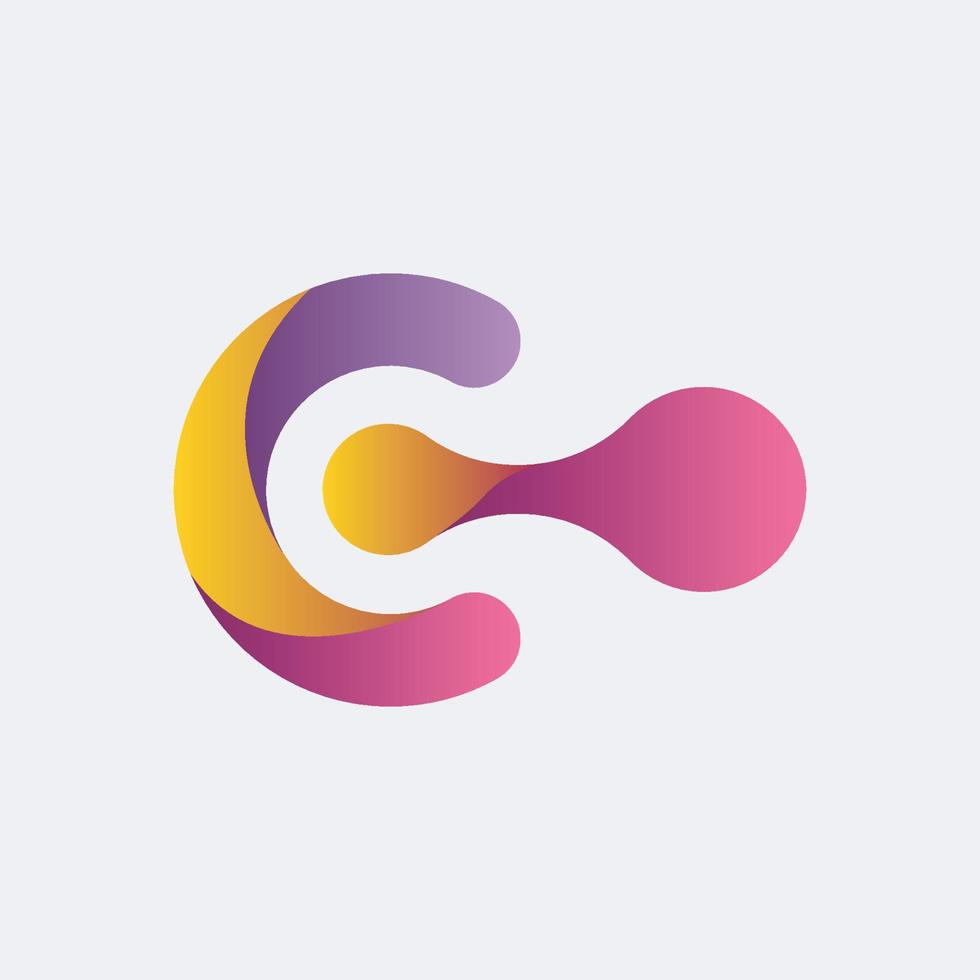 Letter C Gradient Logo Vector Design