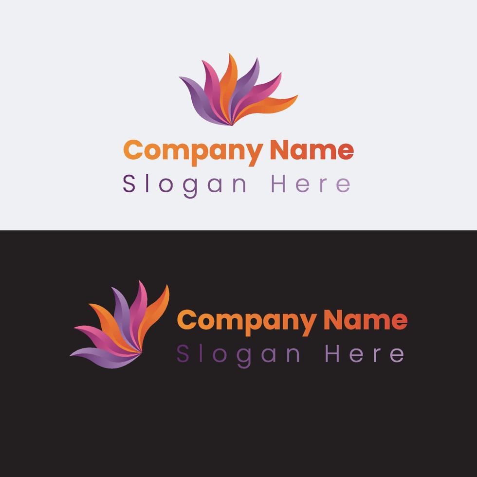 Abstract vector brand logo design inspiration