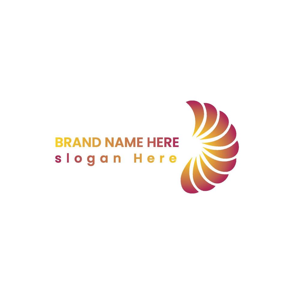 abstract sun symbol illustration design over white vector