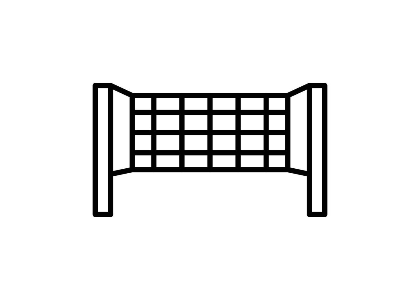 Volleyball net icon summer design template vector isolated illustration