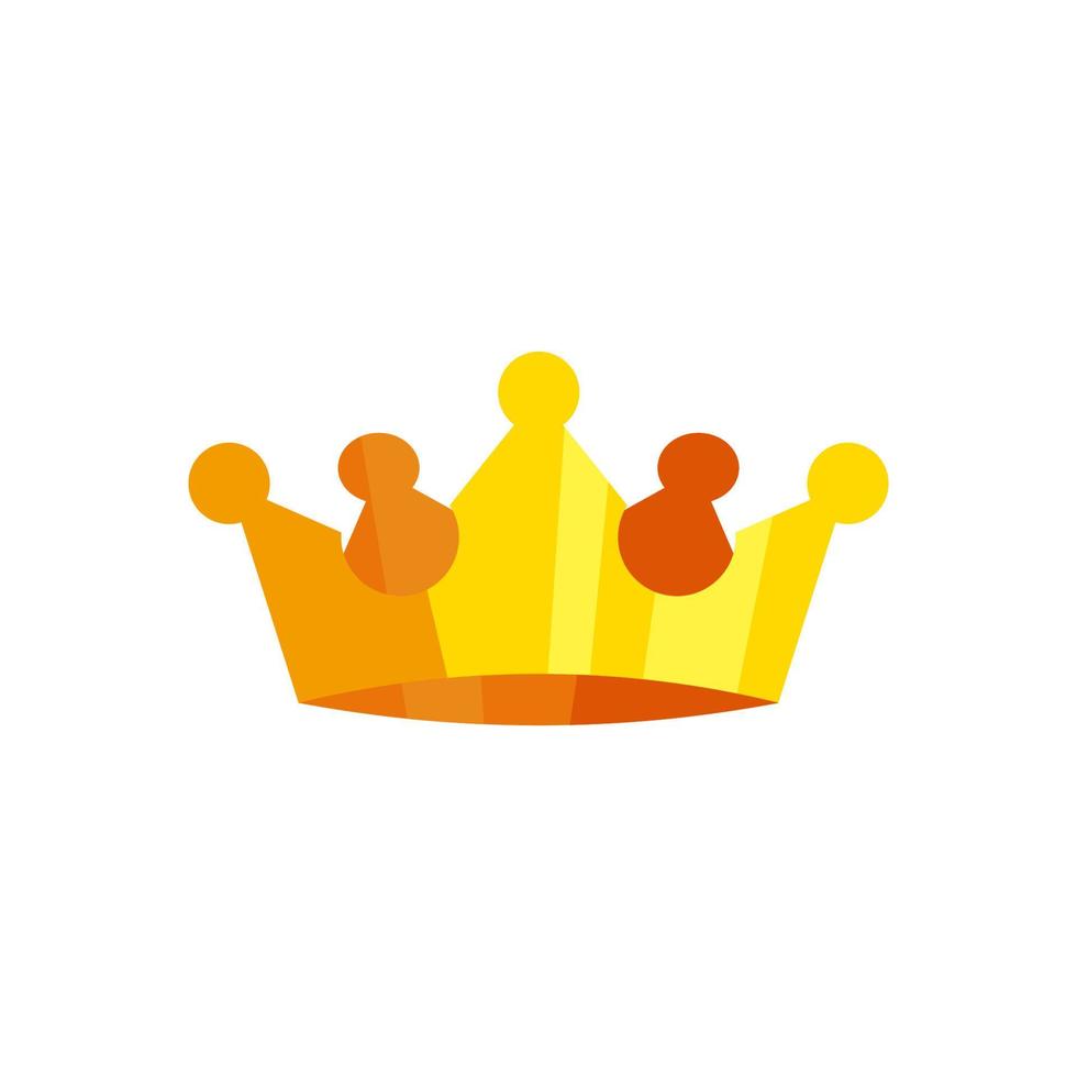 Crown vector isolated on white background